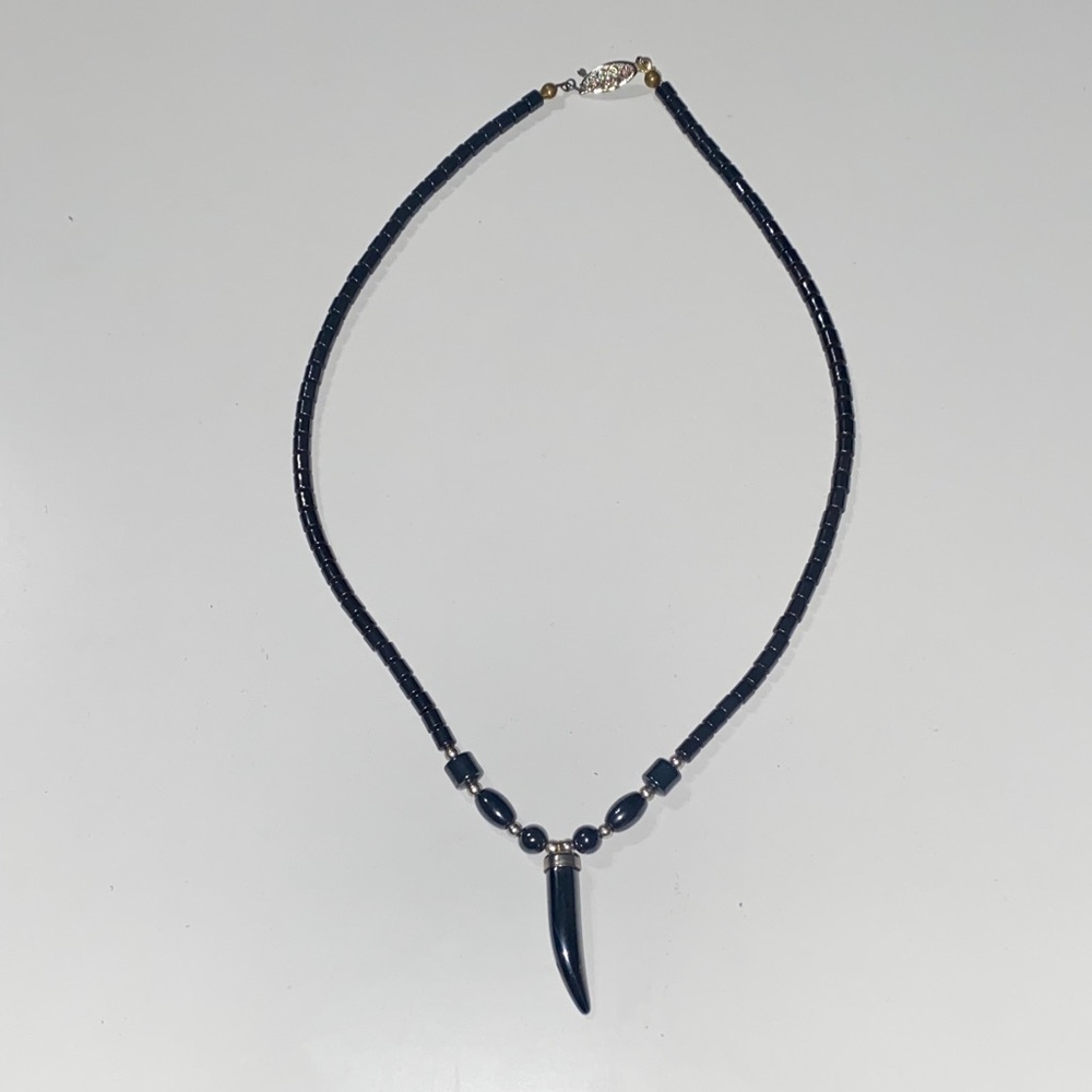 Vintage Pewter Pendant Necklace
